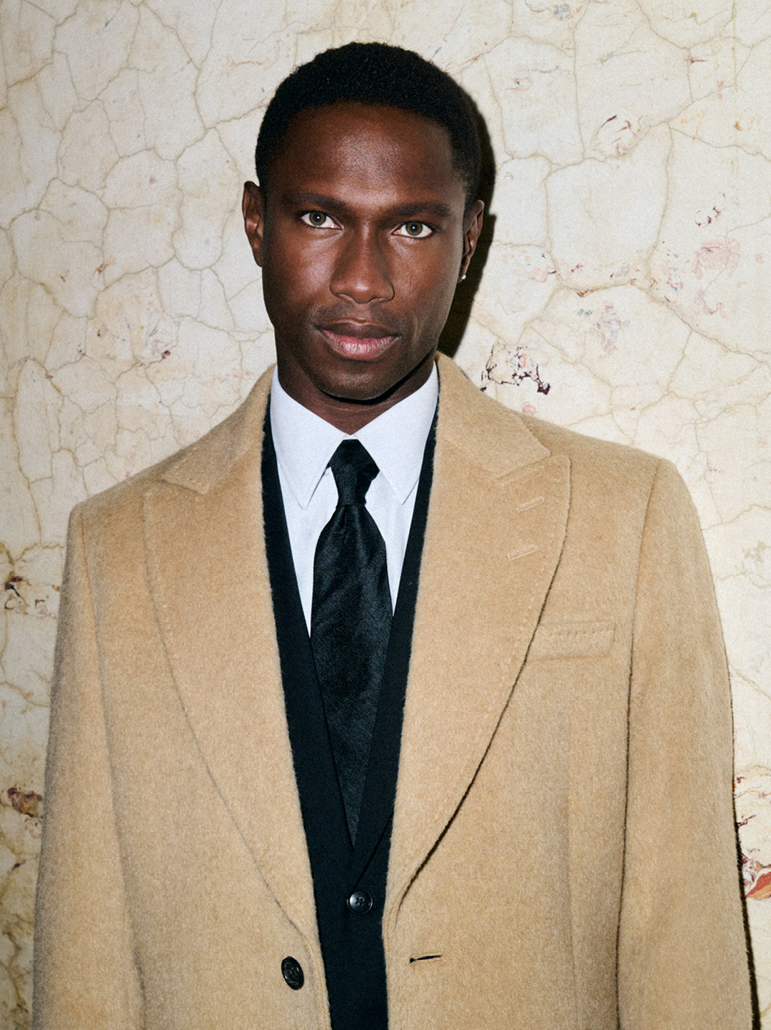 Khaki wool coat